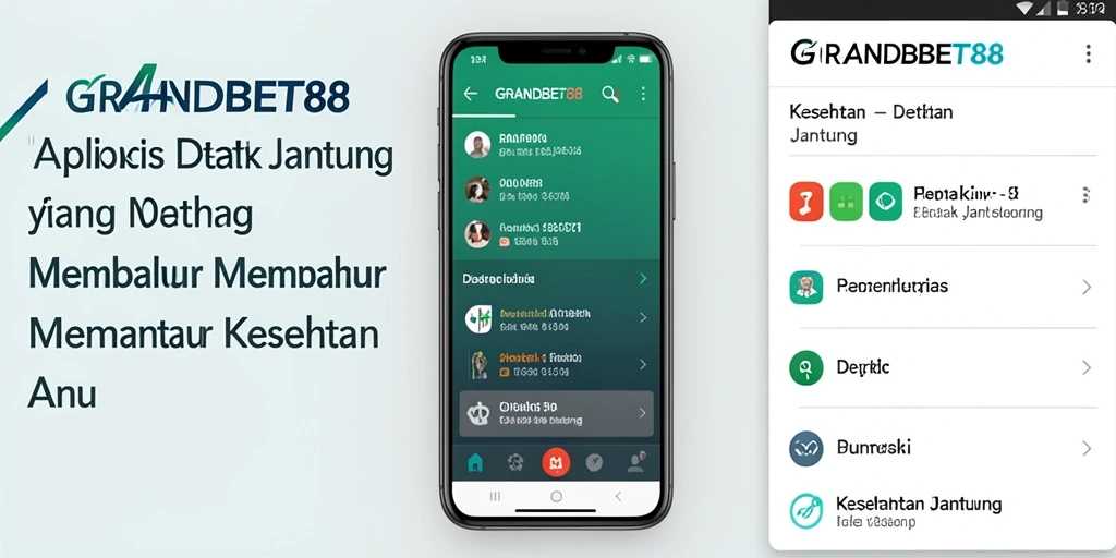 Tampilan antarmuka user-friendly dari GRANDBET88 yang fokus pada detak jantung.
