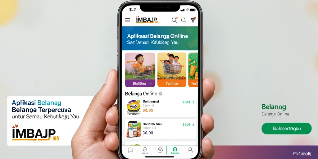 Tampilan antarmuka IMBAJP yang user-friendly dan menarik.
