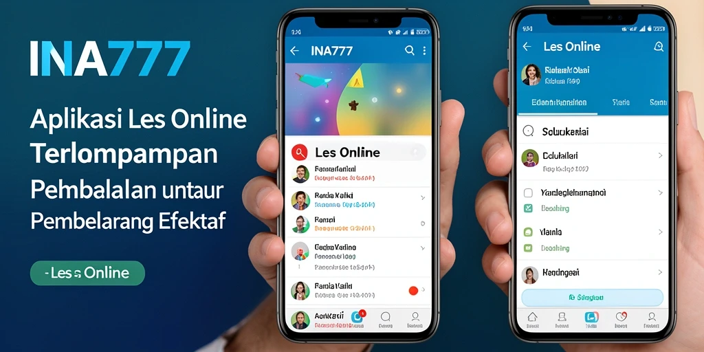 Antarmuka aplikasi INA777 yang intuitif dan mudah digunakan.