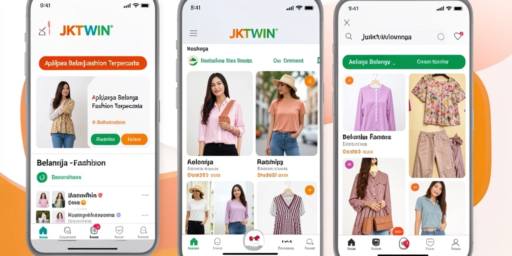 Tampilan antarmuka JKTWIN yang modern dan mudah dinavigasi.